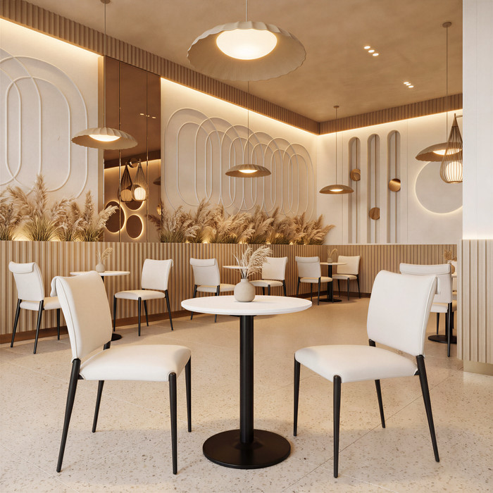 Zuo Modern Alto Bistro Table White & Black