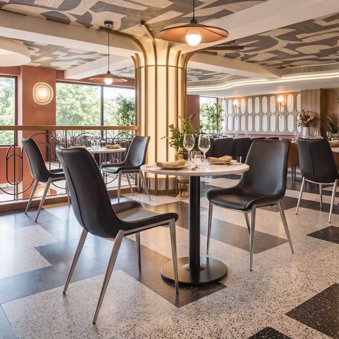 Zuo Modern Alto Bistro Table White & Black