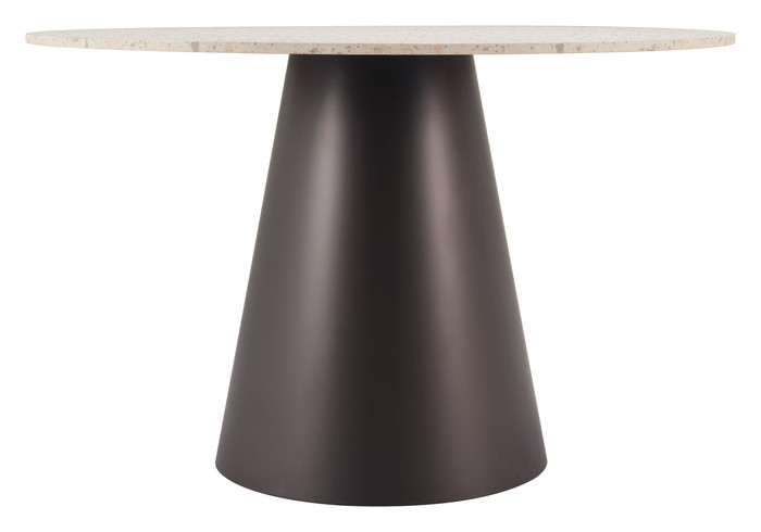 Zuo Modern Jorf Dining Table Beige & Bronze