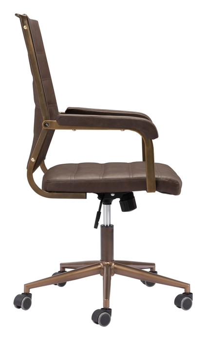 Zuo Modern Auction Office Chair Espresso