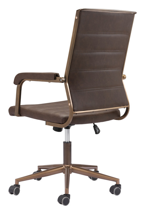 Zuo Modern Auction Office Chair Espresso