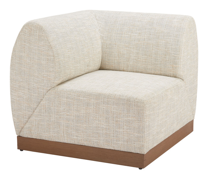 Zuo Modern Christy Corner Chair Beige