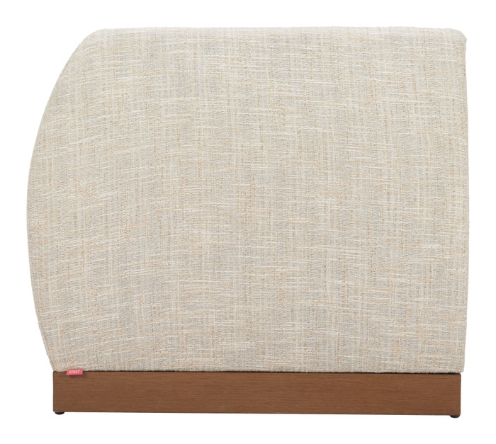 Zuo Modern Christy Corner Chair Beige