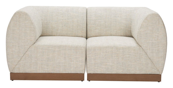 Zuo Modern Christy Corner Chair Beige