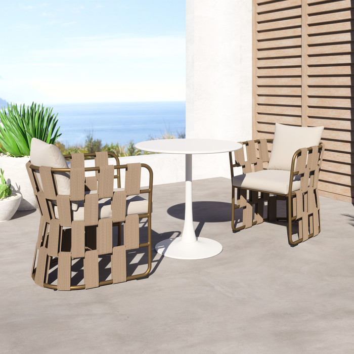 Zuo Modern Quadrat Dining Chair White