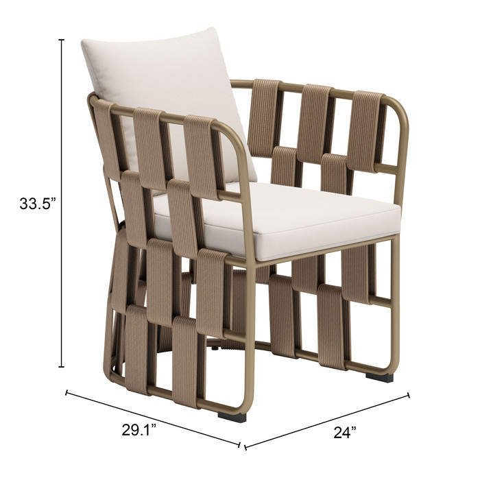 Zuo Modern Quadrat Dining Chair White