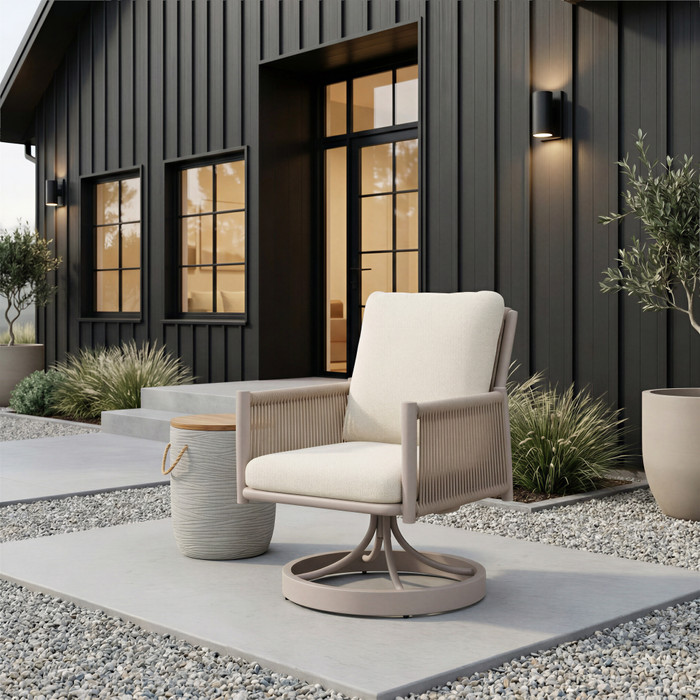 Zuo Modern Biban Side Table Natural & Gray