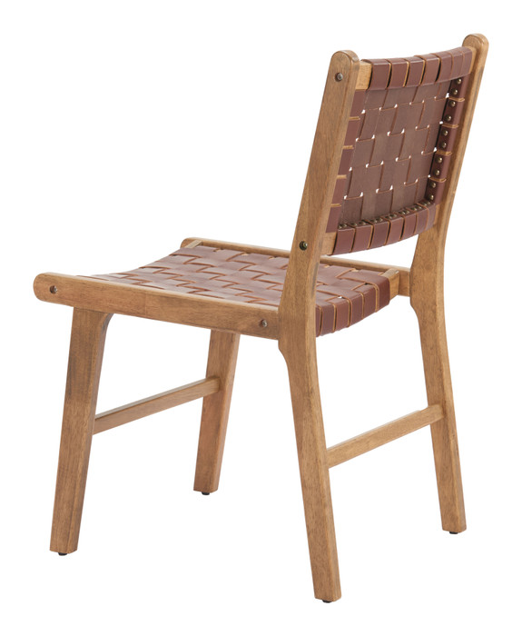 Zuo Modern Feder Dining Chair (Set of 2) Brown