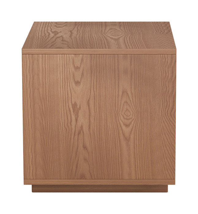 Zuo Modern Slit Nightstand Walnut