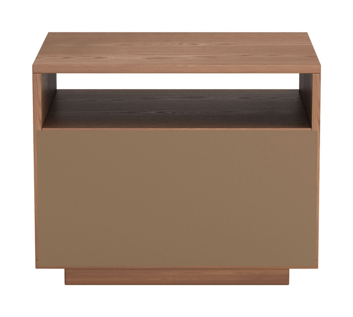Zuo Modern Slit Nightstand Walnut