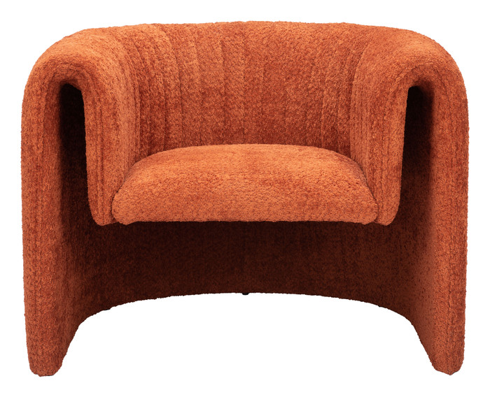 Zuo Modern Viana Accent Chair Burnt Orange