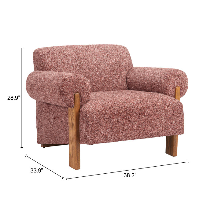 Zuo Modern Verity Accent Chair Copper