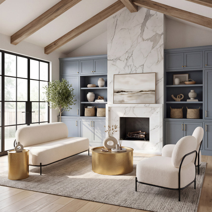 Zuo Modern Arendal Sofa Vanilla