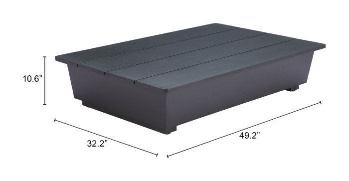 Zuo Modern Tien Coffee Table Black