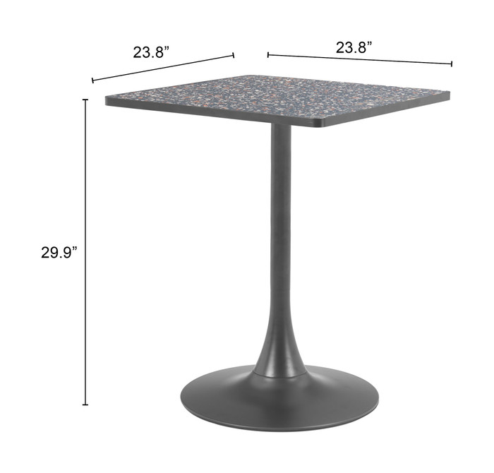 Zuo Modern Spot Bistro Table Black