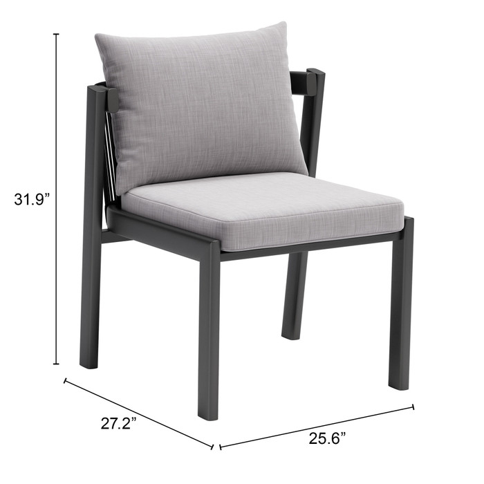 Zuo Modern Horizon Dining Chair (Set of 2) Gray