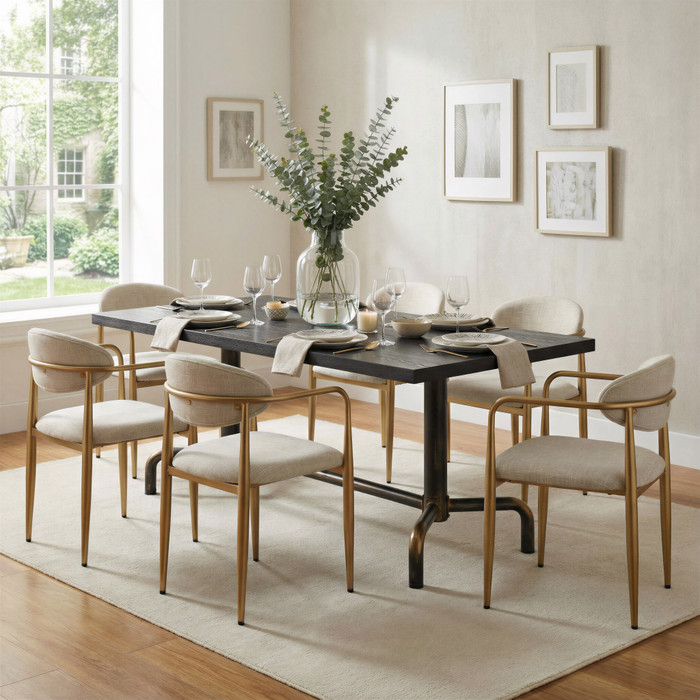 Zuo Modern Neum Dining Table Black