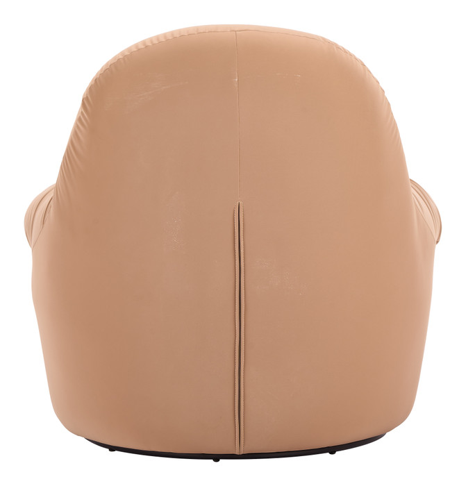 Zuo Modern Reva Swivel Chair Tan