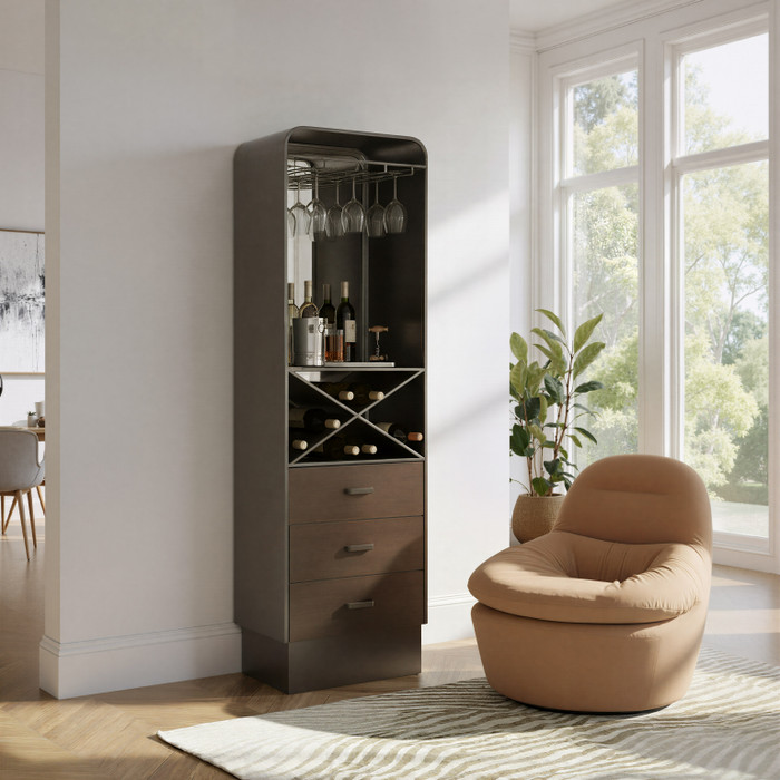 Zuo Modern Reva Swivel Chair Tan