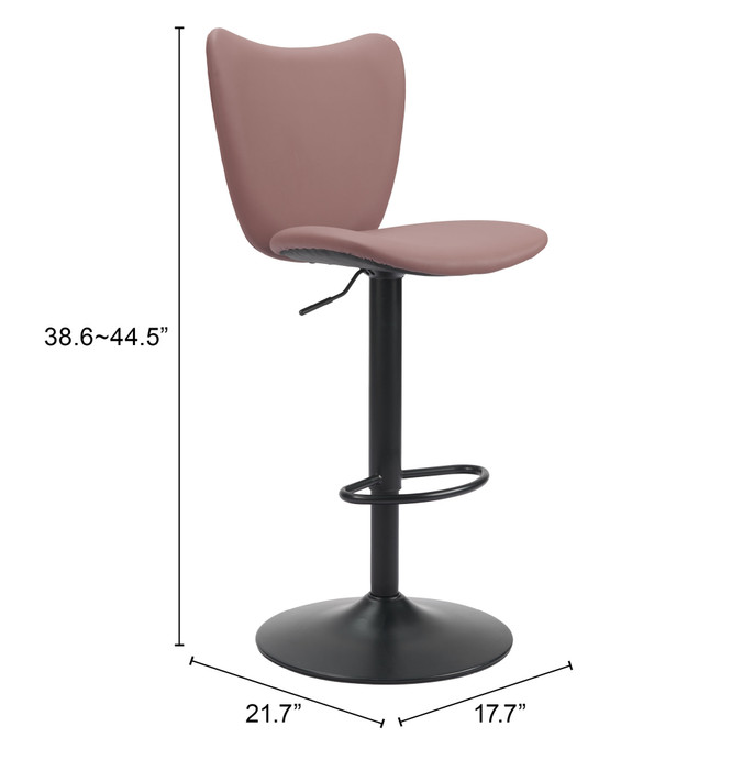 Zuo Modern Elevate Barstool (Set of 2) Brown