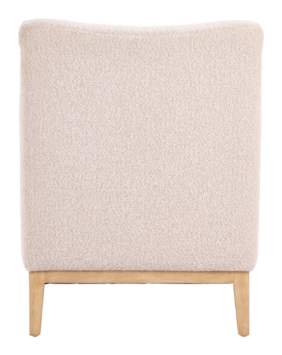 Zuo Modern Velun Accent Chair Ivory