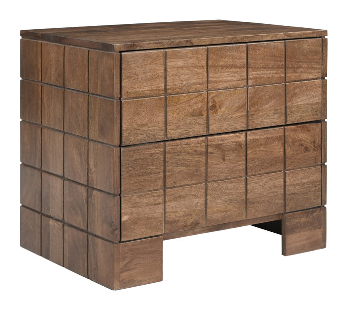Zuo Modern Modo Nightstand Walnut