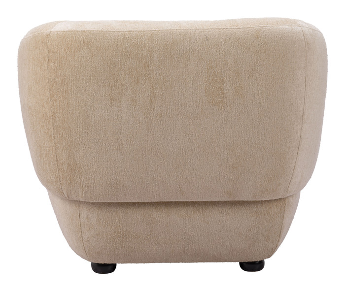 Zuo Modern Bekker Accent Chair Golden Beige