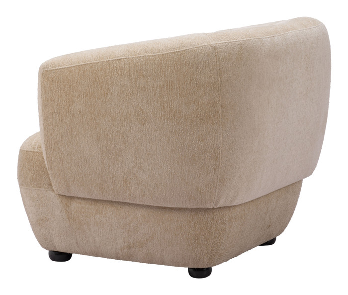 Zuo Modern Bekker Accent Chair Golden Beige