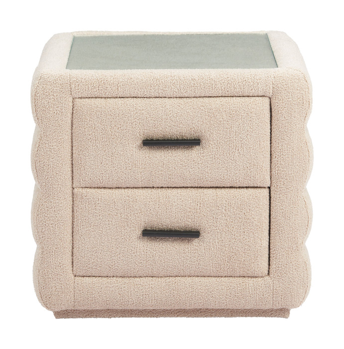 Zuo Modern Soffice Nightstand Beige