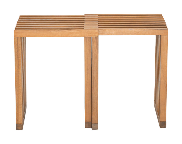 Zuo Modern Riviera Extendable Stool (Set of 2) Natural