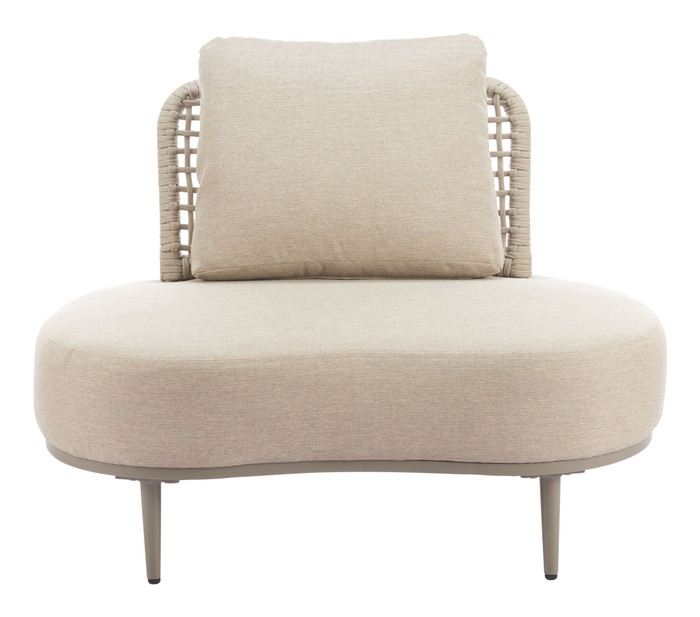 Zuo Modern Ruhe Accent Chair Beige
