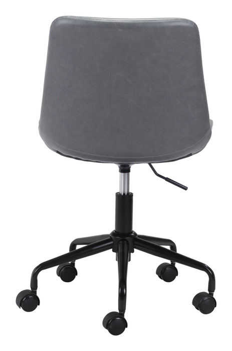 Zuo Modern Byron Office Chair Gray