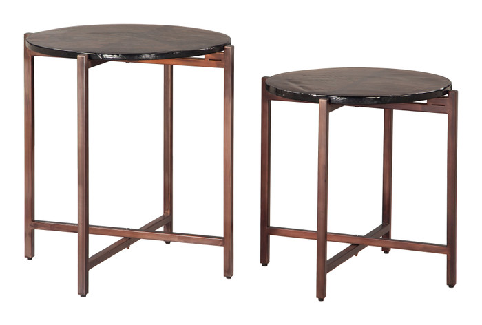 Zuo Modern Gema Coffee Table Set (2-Piece) Bronze