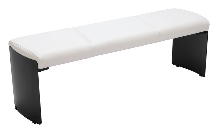 Zuo Modern Mur Bench White