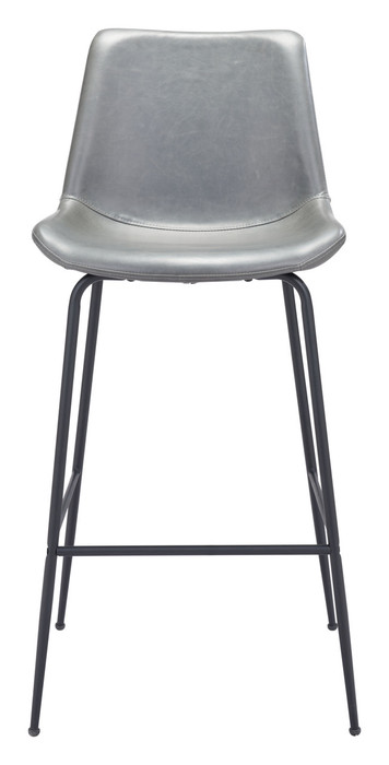 Zuo Modern Byron Barstool Gray