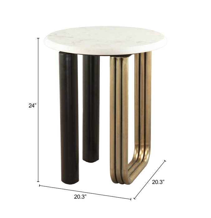 Zuo Modern Elyn Side Table Multicolor