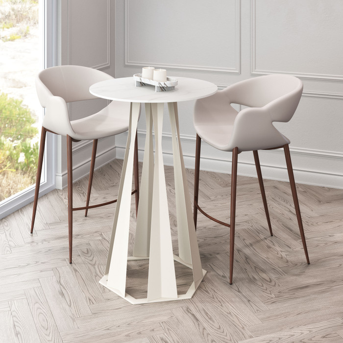 Zuo Modern Axis Bar Table White