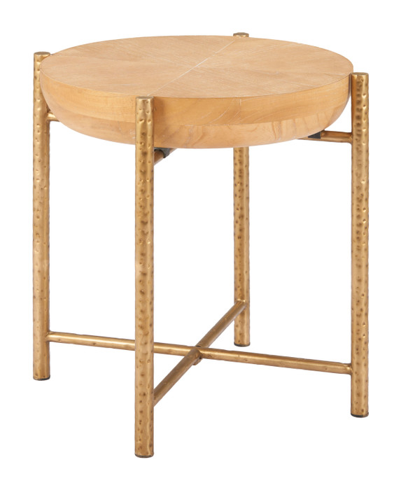 Zuo Modern Halva Side Table Natural