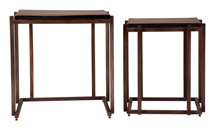 Zuo Modern Shimai Nesting Tables (2-Piece) Bronze