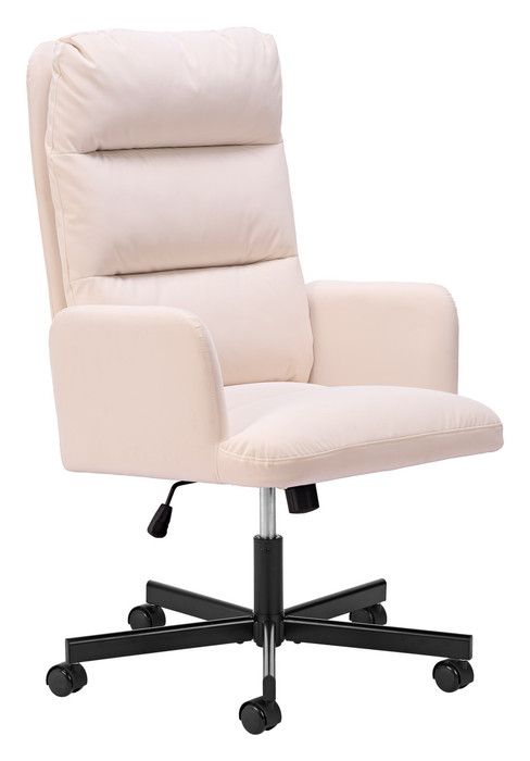 Zuo Modern Sable Office Chair Ivory