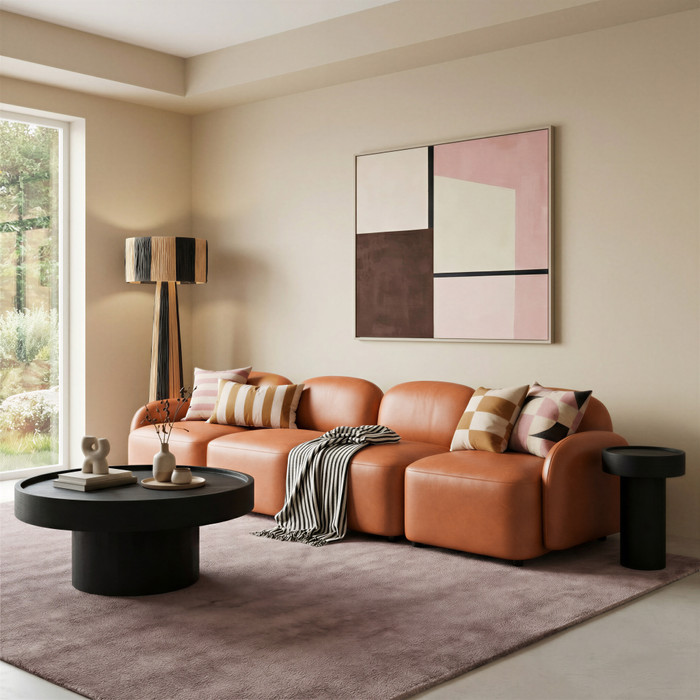 Zuo Modern Cleo Modular Sofa Brown