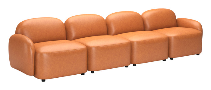 Zuo Modern Cleo Modular Sofa Brown