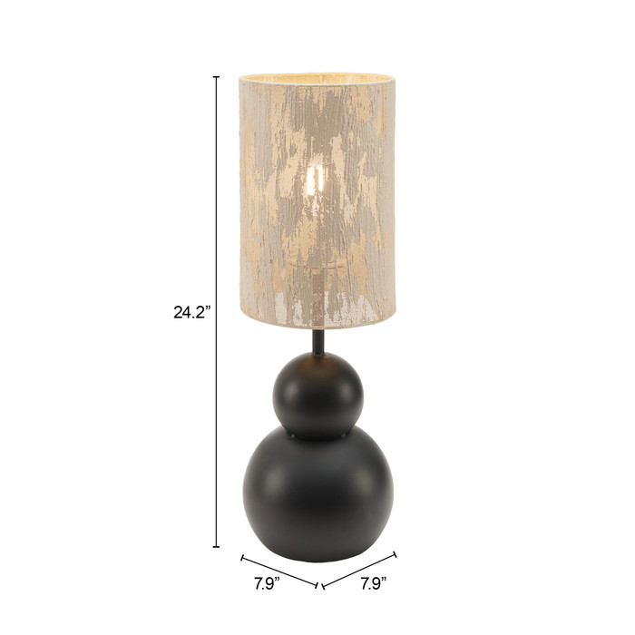 Zuo Modern Pupen Table Lamp Beige