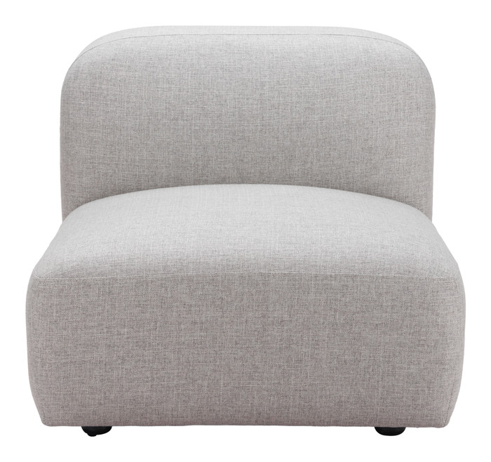 Zuo Modern Biak Middle Chair Gray