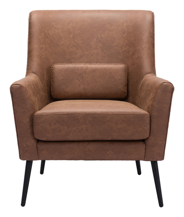 Zuo Modern Ontario Accent Chair Vintage Brown