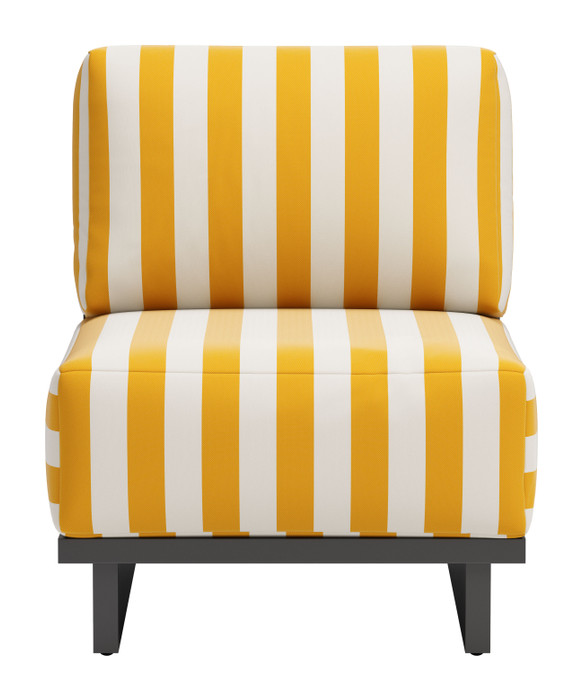 Zuo Modern Shoreline Accent Chair Yellow