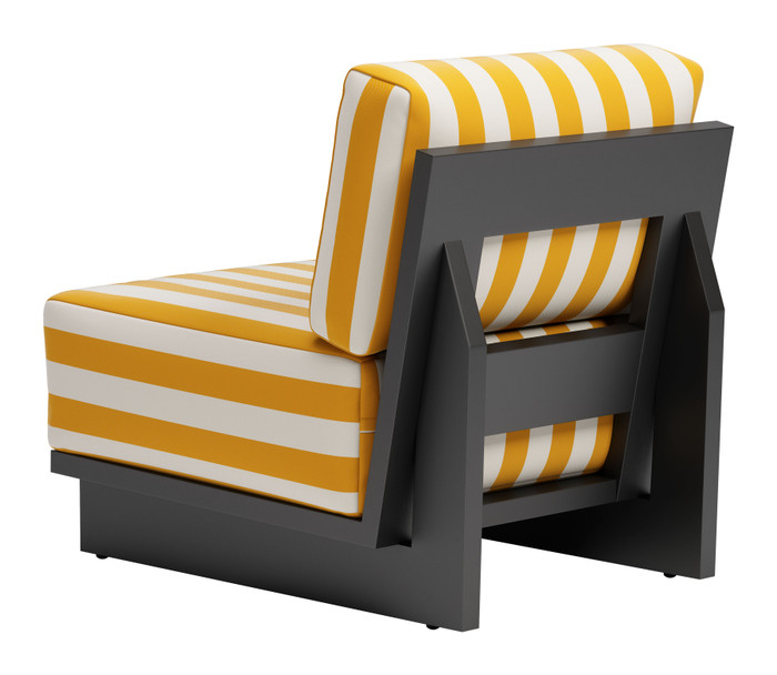 Zuo Modern Shoreline Accent Chair Yellow