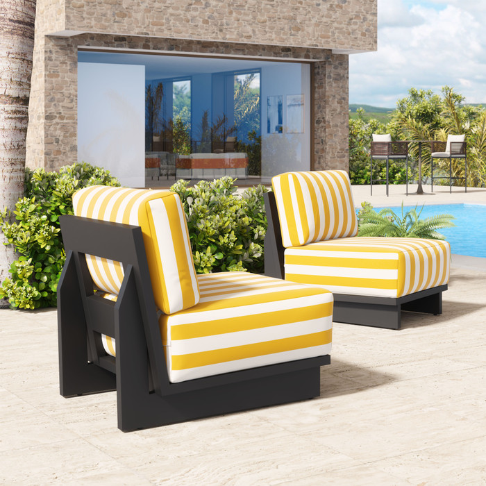 Zuo Modern Shoreline Accent Chair Yellow