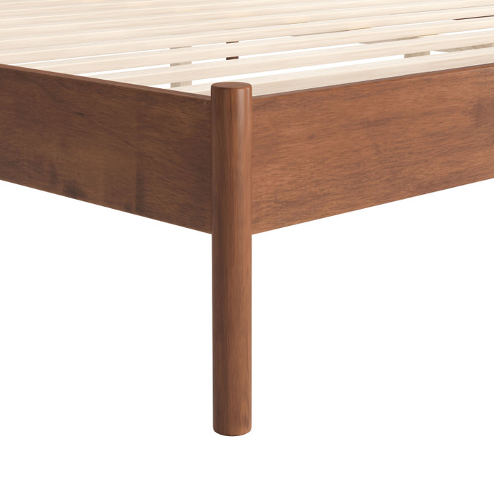 Zuo Modern Netz King Bed Black & Walnut