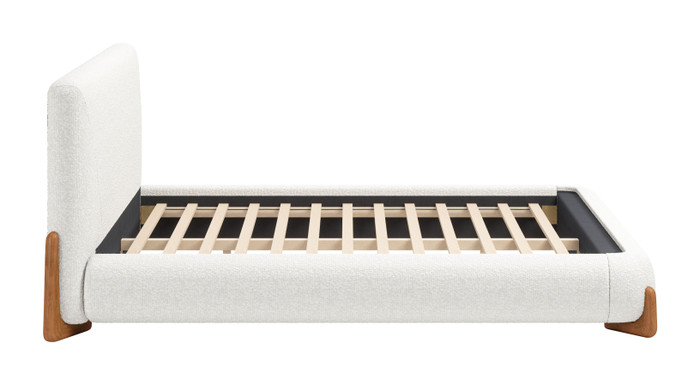 Zuo Modern Baris Queen Bed Ivory